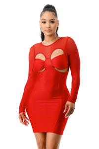 Busted Dress Red